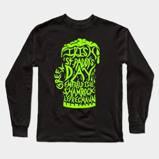 St. Patrick's Paddy's Day Irish Shamrock Pub Mug Shamrock Long Sleeve T-Shirt